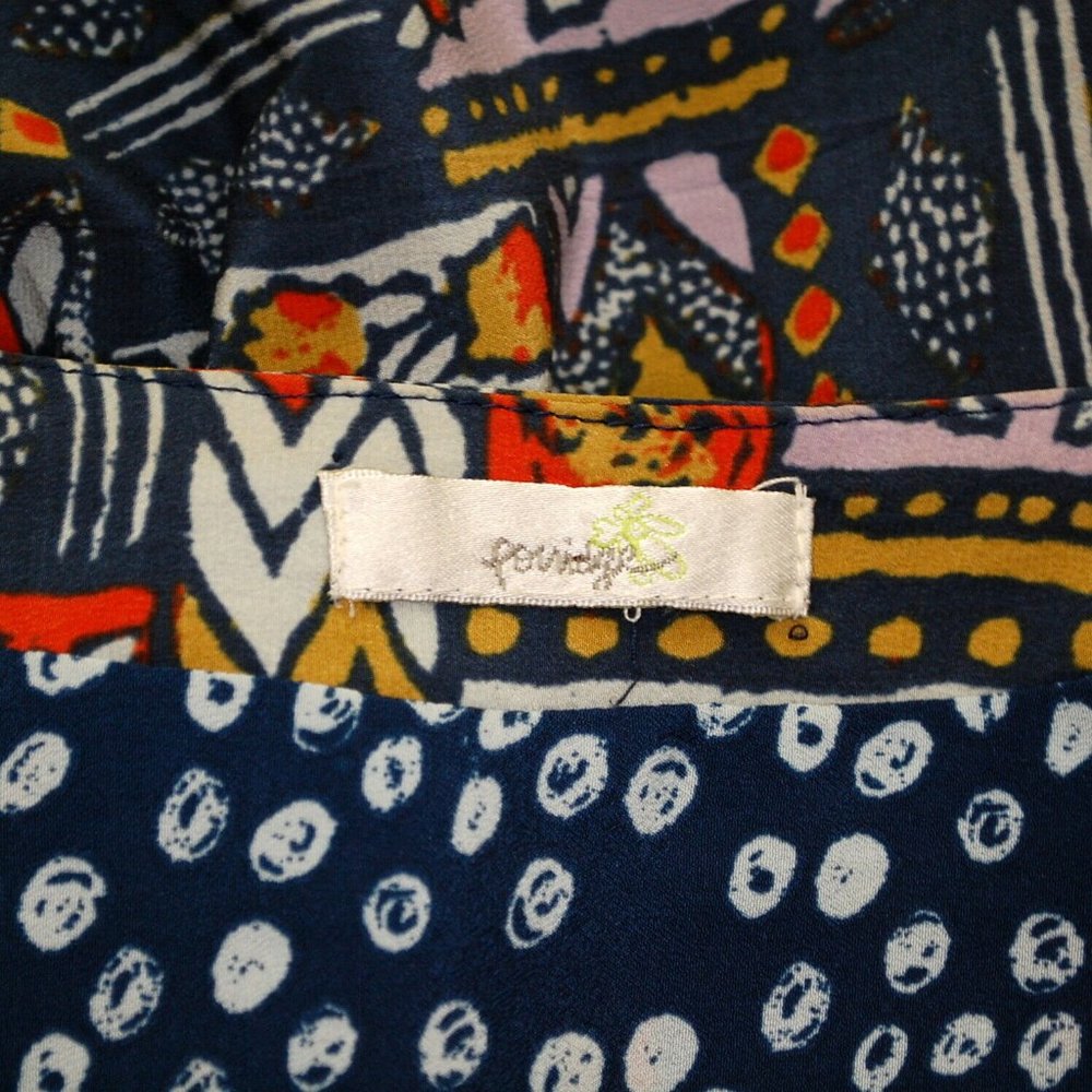 Anthropologie Porridge Close Constellations Silk Floral Kimono Jacket - Picture 5 of 6